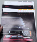 1989 Toyota Dealership Sales Brochure Catalog Lot 4runner Land Cruiser Mr2 Van