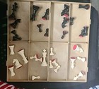 Vintage 1968 Selchow   Righter Co Deluxe Folding Chess Box Set Good Quality Usa