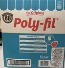Poly-fil Premium Polyester Fiber Fill By Fairfield  5 Pound Box Made In Usa         