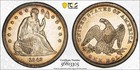 1842 Seated Liberty  no Motto  Dollar Pcgs Choice Au 50 Lustrous And Glossy