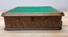 Antique Oak Harvard Co  Dental Desk Top Instrument Cabinet Canton Oh C 1908-1920