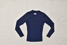 Under Armour Heatgear Compression Long Sleeve Athletic Tee Navy Size M New