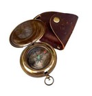 Marine Compass Gift Antique Vintage Brass Pocket Compass Brass Nautical Compass