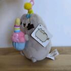 Gund New Pusheen Birthday Clip Plush Backpack 4 - 5 Inch Cat Kitty Cupcake
