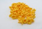 Orange-yellow Puakenikeni Clay Flowers  Yellow Orange  Clay Flowers For Jewelry