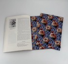 Vintage Giftwraps Book-french Flowers 19th Century Textile ephmera Art