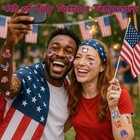4th Of July Tattoos Decorations - 177pcs Fourth Of July Tattoo Temporary For Kid