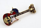 Hard Rock Cafe Pin Philadelphia 2000 2nd Anniversary Guitar Patriot Hat Le