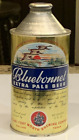 Bluebonnet Beer Can - Cone Top - Dallas Texas - Super Metallic Condition - Empty
