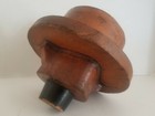 Unique Vintage Industrial Wood Foundry Sand Mold 6 75  X 6 25 - Steampunk Decor