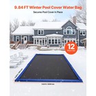 Uimoso 12 Pack Water Tubes Bags 10 Ft 2-chamber 26 Gauge For Winter Pool Covers