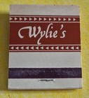 Vintage Unstruck Matchbook    wylie s On East Sixth Street In Austin  Texas