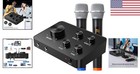 100ft Wireless Karaoke Mixer System With Dual Handheld Microphones - Easy Setup