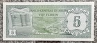 1986 5 Florin Aruba Unc 