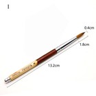 Kolinsky Acrylic Nail Art Brush Manicure Powder Wood Handle Supply Tools Pro N 