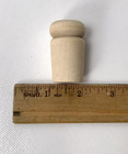 1 Inch Turned Wood Canteen Stoppers - Pack Of 3 Pcs 