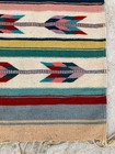 Vintage Traditional Handmade Beautiful Mexican Kilim Floor Rug Carpet 106x57 Cm