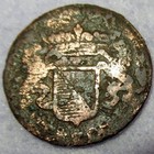 Early Date 1681 New York Penny Colonial Copper Cent Utrecht Mint Certificate Of