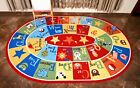 Kids Abc Animals Children Anti Skid Oval Area Rug - 745