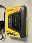 Sony Sports Walkman Wm-af59 Am fm Radio Cassette Player Tape Works Great Vintage