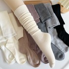 Women Lady Wool Cashmere Knee-high Long Crew Socks Thick Warm Casual Soft Winter