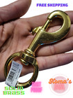 4 7 8  Brass Snaphook clasp With Round 11 4  Swivel Eye  Lead Ropes  Big Leashes