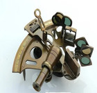 Henry Hughes London-marine Vintage Brass Sextant