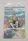 New sealed - Indigoblu Ink Splat Butterfly Cling Mounted Stamp  1 Piece 