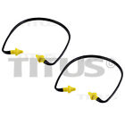 2 Pack Ear Plugs Neck Band Shooting Firing Range Hearing Noise Sound Protection
