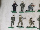 13 Blue Box Ww Ii German British American Metal 54mm Soldier Figures