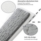 Super Water Absorbent Soft Memory Foam Bath Mat Non-slip Bathroom Shower Rug