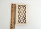 Dollhouse Miniature Window Tudor Style Diamond Pane 1 12 Scale Wood Alessio 2114