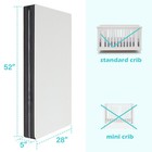 Toddler Infant Bed Memory Foam Crib Mattress W  Removable Cover 38x26x3 52x28x5 