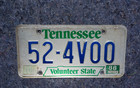 1988 Hardeman County Tennessee License Plate