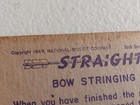1949 Nabisco Straight Arrow Indian Trading Cards Bk 1 Cd 16 Bow Stringing   Care