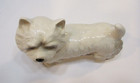 Vintage West Highland Terrier Dog White Porcelain Large 4x7x8  Standing Figurine