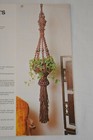 Vintage 1976 Macrame Images Pattern Book   Hammock Double Plant Hangers Decor  