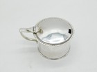 George Iv Large Sterling Silver Barrel Mustard Pot Antique 1822 London