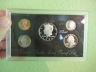 1996 S Us Mint 5 Coin Silver Proof Set In Lucite Display Case W Coa   Envelope