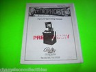 Midway Xenophobe 1987 Original Video Arcade Game Manual