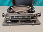 Vintage Remington Rand Portable Model 5 Black Portable Typewriter With Case Ex