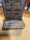 Antique Tin Metal Advertising Match Box Holder  R c  Allen Grocery Evergreen Pa