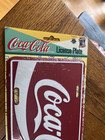 Brand New Coke Coca-cola Soda Metal Embossed License Plate Nos 1998
