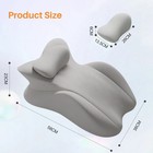 Memory Foam Couple Pillow Love Action Mat For Adult Ergonomic Wedge Prone Pillow