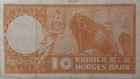 Norway 10 Kroner 1966 Banknote Pick 31d