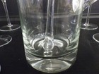 Vintage Martini Pitcher Set 8 Pc Set 6 Glasses Stems Pitcher Stirrer Nos Toscany