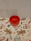 Vintage 1980s Budweiser Beer Ashtray By Ornamin Melamine Red And White 