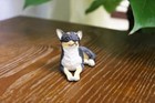 Resin Mini Chihuahua Dog Hand Painted Simulation Model Figurine Statue