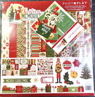 Photoplay Christmas Memories Collection Pack 12x12 Dbl Sided Cardstock   Sticker