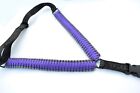 Tactical 550 Paracord Rifle Gun Sling Single Point Quick Detach Purple Gray